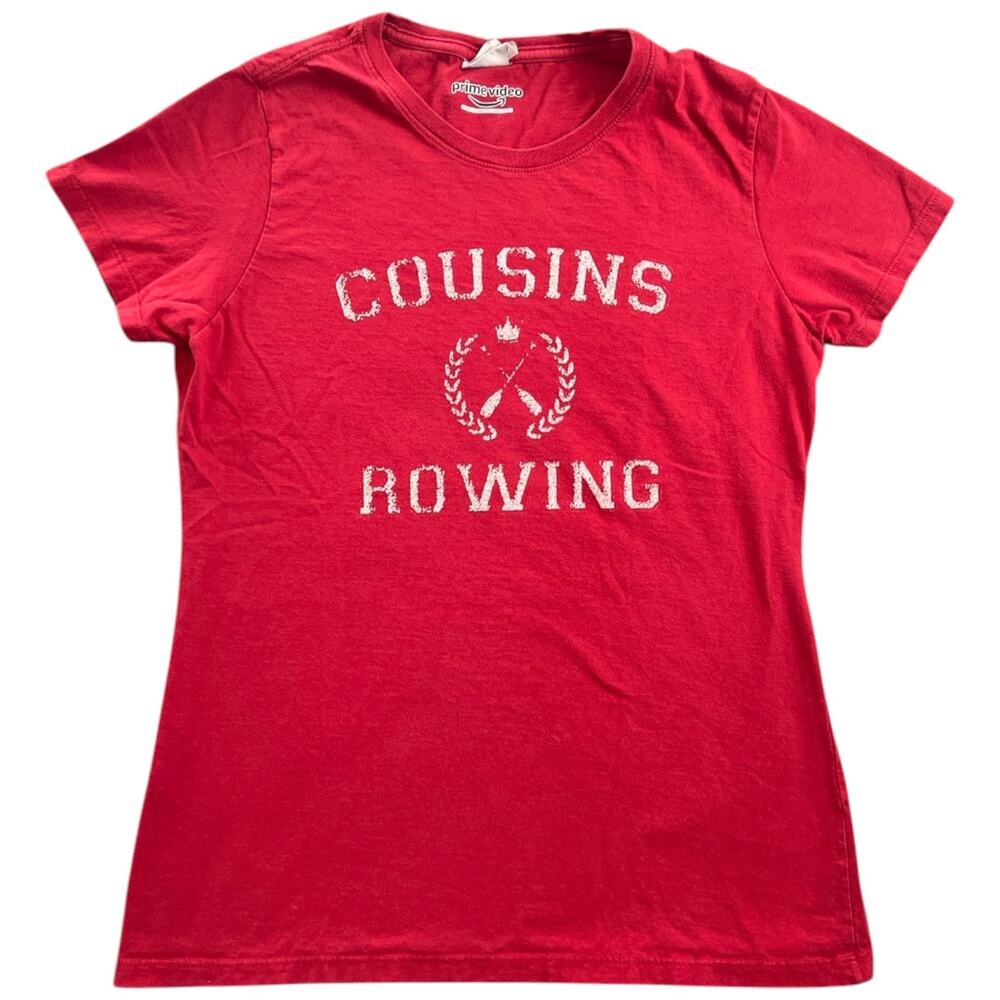The Summer I Turned Pretty Cousins Rowing Graphic T-Shirt Red Women’s Small